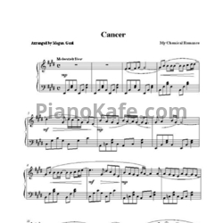 Ноты My Chemical Romance - Cancer - предпросмотр