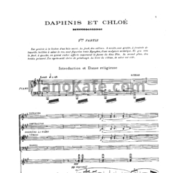 Ноты Maurice Ravel - Daphnis and Chloe - предпросмотр