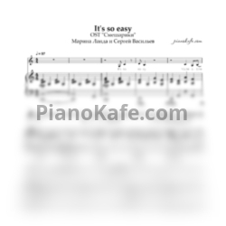 Ноты Антон Виноградов - It's so easy - предпросмотр
