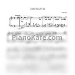 Ноты Фёдор Бирючев aka Teodor Doré - Come back to me - предпросмотр