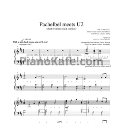 Ноты Jon Schmidt - Pachelbel meets U2 - предпросмотр