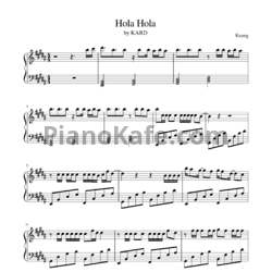 Ноты K.A.R.D - Hola Hola