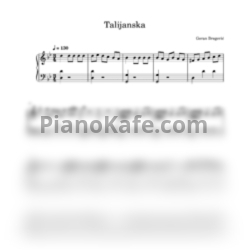 Ноты Goran Bregović - Talijanska - предпросмотр