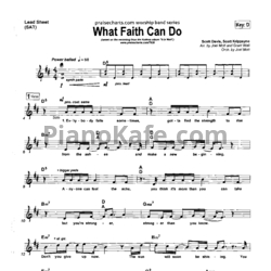 Ноты Kutless - What Faith Can Do