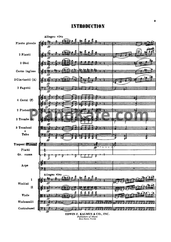 Ноты П. Чайковский - Балет "Спящая красавица" (Партитура, Op. 66) - PianoKafe.com