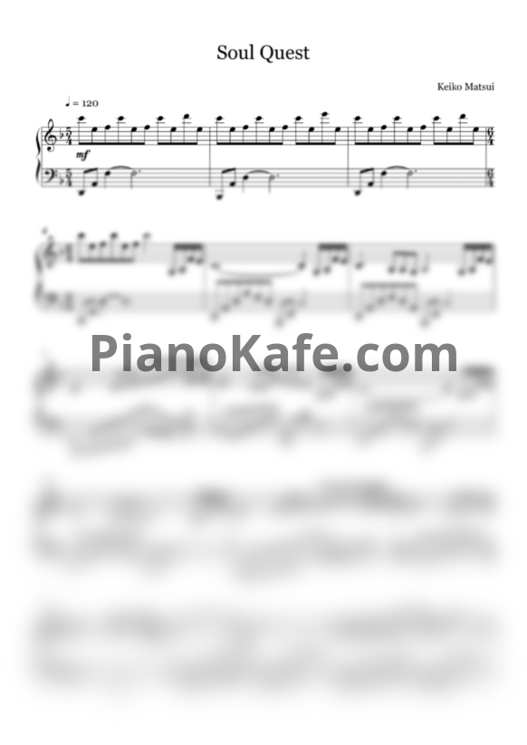 Ноты Keiko Matsui - Soul quest - PianoKafe.com