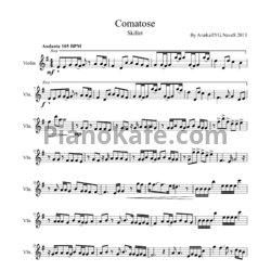 Ноты Skillet - Comatose (Версия 2) - предпросмотр