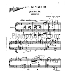 Ноты Эдуард Элгар - Королевство (Op. 51) - предпросмотр