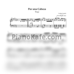 Ноты Carlos Gardel - Por una cabeza