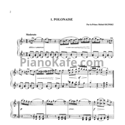 Ноты Михаил Огинский - 16 полонезов для фортепиано - предпросмотр