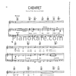 Ноты Louis Armstrong feat. John Kander - Cabaret - предпросмотр