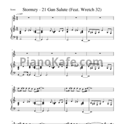 Ноты Stormzy feat. Wretch 32 - 21 gun salute - предпросмотр