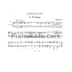 Ноты А. Йенсен - Картинки из жизни для фортепиано в 4 руки (Op. 60) - предпросмотр