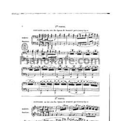 Ноты Карл Черни - Блестящая фантазия в китайском воздухе (Op. 724) - предпросмотр