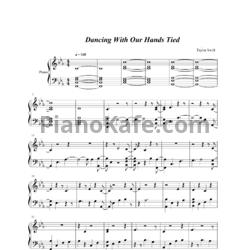 Ноты Taylor Swift - Dancing with our hands tied