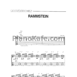 Ноты Rammstein - Liederbuch (Книга нот) - предпросмотр