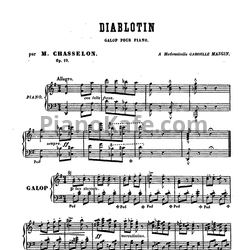 Ноты Melanie Chasselon - Diablotin, Op.19