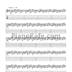 Ноты The Script - The man who can't be moved - предпросмотр