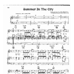 Ноты Regina Spektor - Summer in the city - предпросмотр
