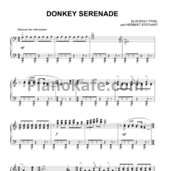 Ноты Rudolf Friml and Herbert Stothart - Donkey serenade