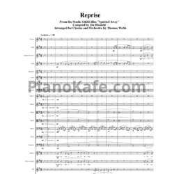 Ноты Joe Hisaishi - Reprise (Партитура) - предпросмотр