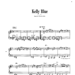 Ноты Wynton Kelly - Kelly blue - предпросмотр