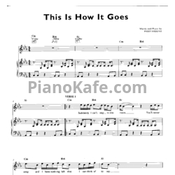 Ноты Missy Higgins - This is how it goes - предпросмотр