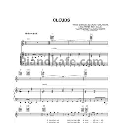 Ноты One Direction - Clouds - предпросмотр
