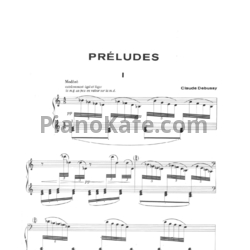 Ноты Claude Debussy - Préludes, Livre 2 - предпросмотр