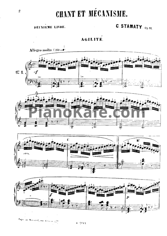 Ноты Камиль Стамати - 20 этюдов средней сложности (Op. 38) - PianoKafe.com