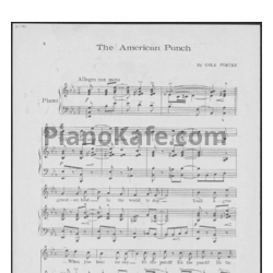Ноты Cole Porter - The American punch - предпросмотр