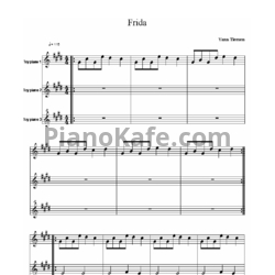 Ноты Yann Tiersen - Frida - предпросмотр