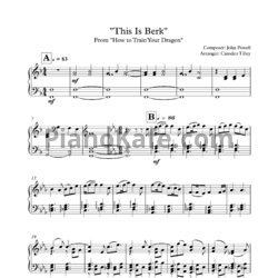 Ноты John Powell - This is Berk - предпросмотр