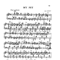 Ноты Zez Confrey - My pet - предпросмотр