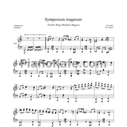 Ноты Yuki Kajiura - Symposium magarum - предпросмотр