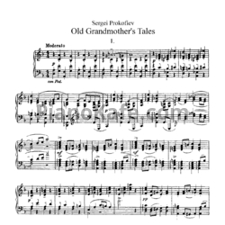 Ноты Сергей Прокофьев - Сказки старой бабушки (Op. 31) - предпросмотр