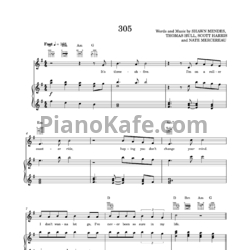 Ноты Shawn Mendes - 305 - предпросмотр