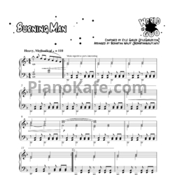 Ноты Kyle Gabler - Burning man - предпросмотр