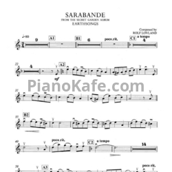 Ноты Secret Garden - Sarabande (для скрипки) - предпросмотр