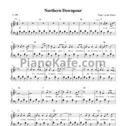 Ноты Panic! At The Disco - Northern downpour