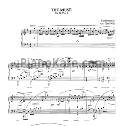 Ноты Сергей Рахманинов - The muse (Op. 34, №1) - предпросмотр