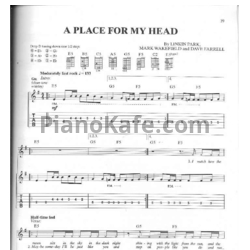 Ноты Linkin Park - A place for my head - предпросмотр