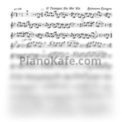 Ноты Adriano Celentano - Il Tempo Si Ne Va - предпросмотр