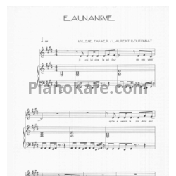 Ноты Mylene Farmer - Eaunanisme - предпросмотр