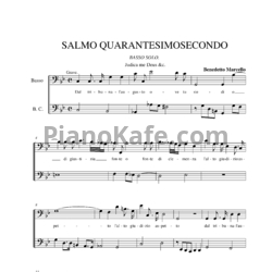 Ноты Бенедетто Марчелло - Salmo quarantesimo-secondo - предпросмотр