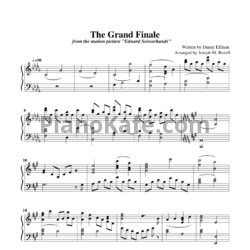 Ноты Danny Elfman - The grand finale - предпросмотр