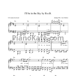 Ноты B.o.B - I'll be in the sky