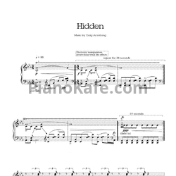 Ноты Craig Armstrong - Hidden - предпросмотр