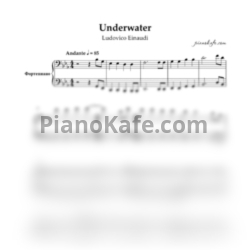 Ноты Ludovico Einaudi - Underwater - предпросмотр