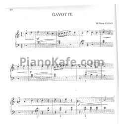 Ноты William Gillock - Gavotte - предпросмотр